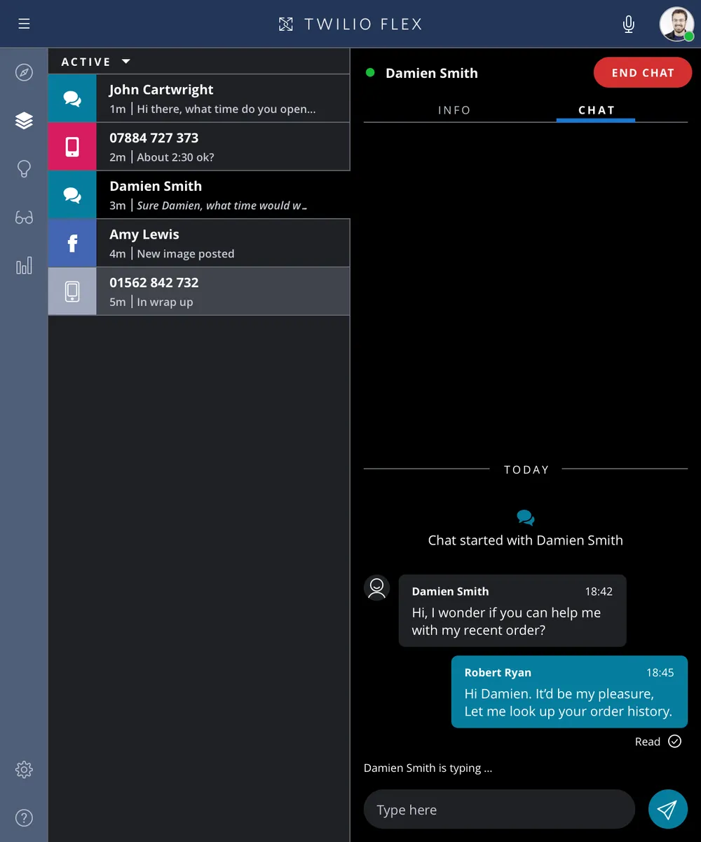 Twilio Flex: avis sur le logiciel d'engagement client (customer engagement): fonctionnalités, avantages, inconvénients et tarifs Twilio Flex: avis sur le logiciel d'engagement client (customer engagement): fonctionnalités, avantages, inconvénients et tarifs
