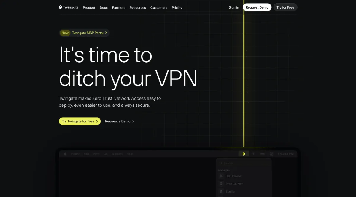Interface Twingate : fonctionnalités, prix, alternatives Interface Twingate : fonctionnalités, prix, alternatives
