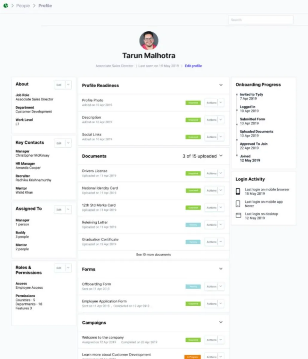 Notre avis sur Tydy : un logiciel SIRH (système d'information des ressources humaines) à découvrir