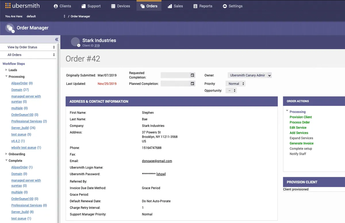 Notre avis sur Ubersmith : un logiciel de facturation à découvrir