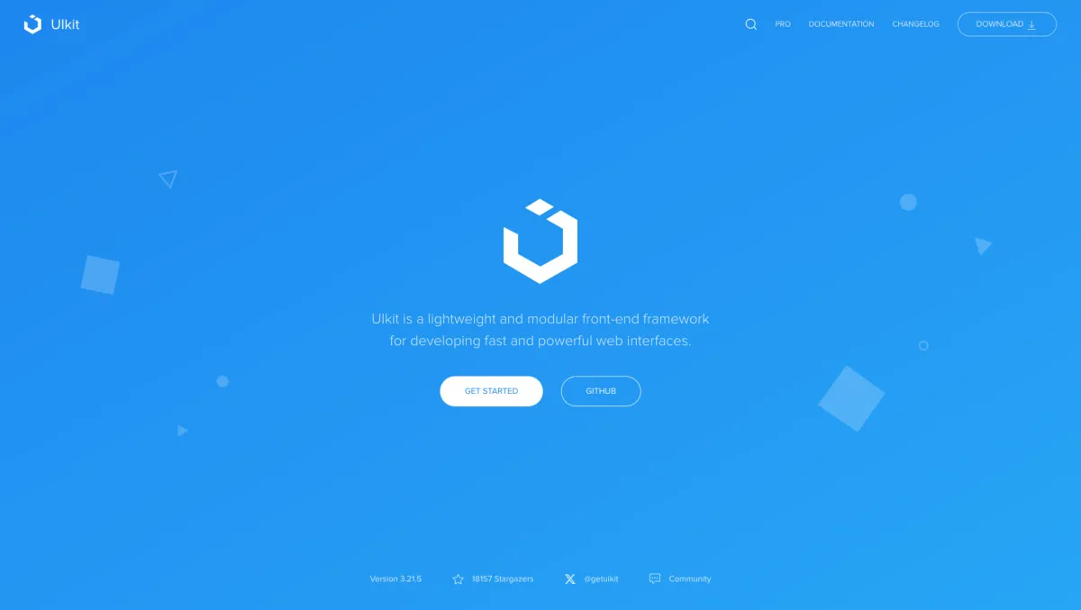 Interface UIkit : image, ergonomie, alternatives