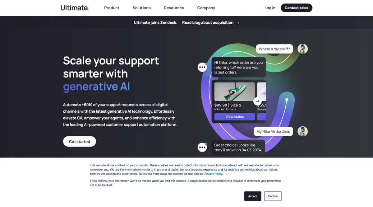 Notre avis sur ultimate.ai : un logiciel de service client (assistance / support / SAV) à découvrir Notre avis sur ultimate.ai : un logiciel de service client (assistance / support / SAV) à découvrir
