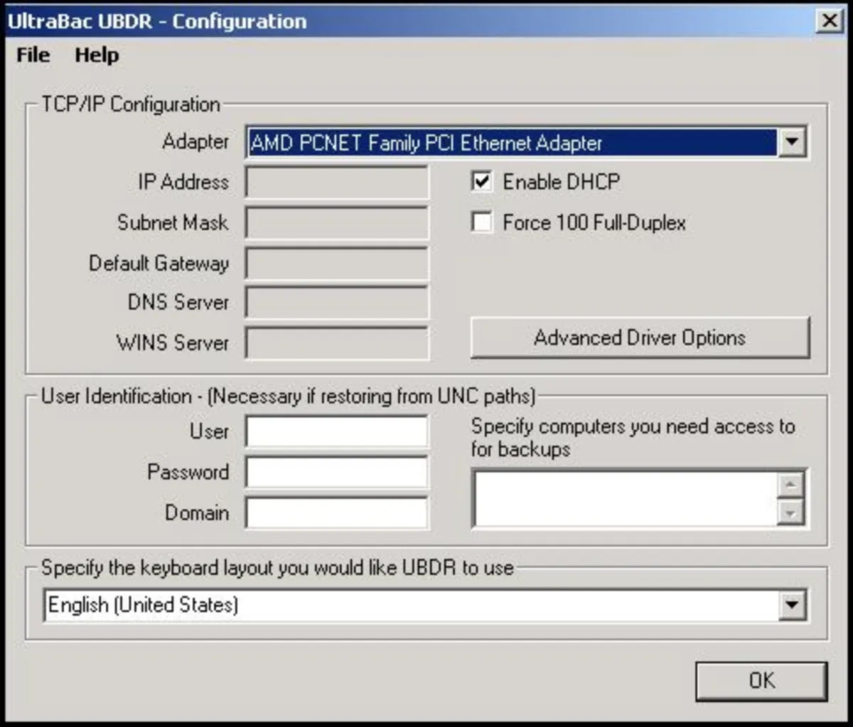 Interface UltraBac: fonctionnalités, prix, alternatives