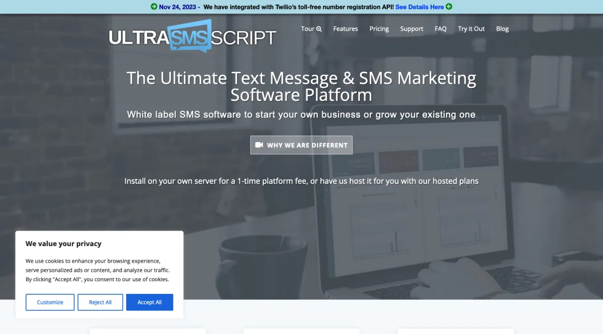 Interface UltraSMSScript : image, ergonomie, alternatives Interface UltraSMSScript : image, ergonomie, alternatives