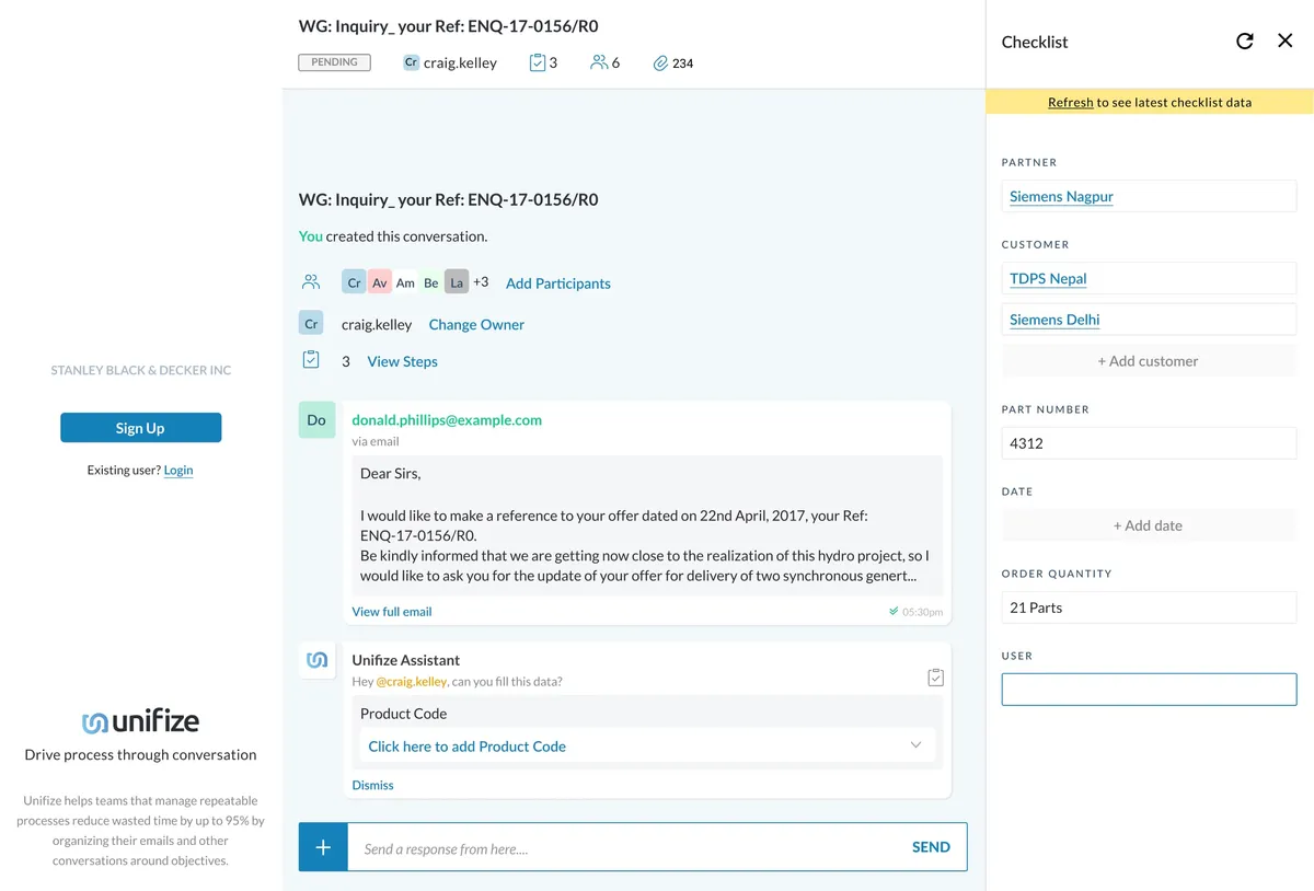 Interface Unifize: image, ergonomie, alternatives