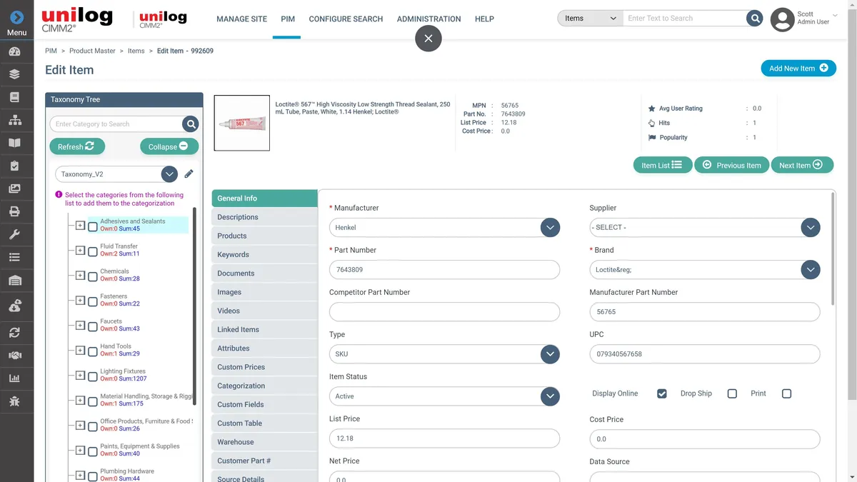 Interface Unilog: fonctionnalités, prix, alternatives