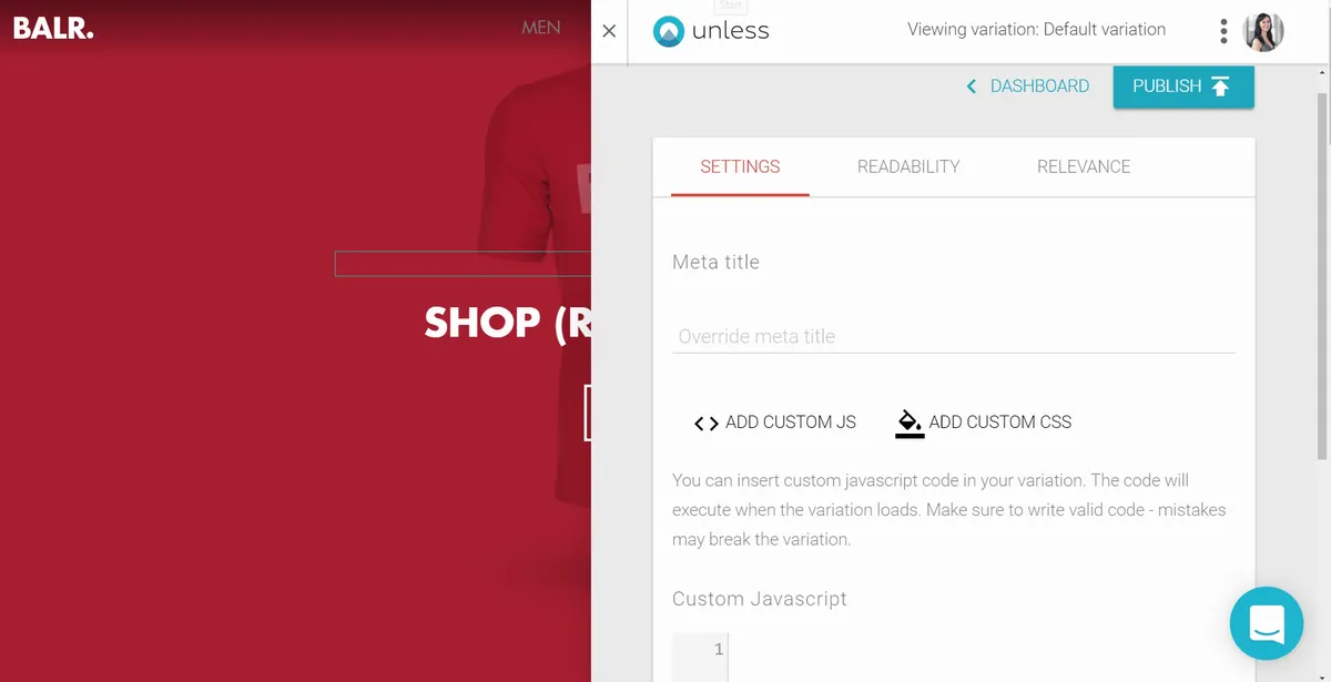Notre avis sur Unless : un logiciel de personnalisation à découvrir