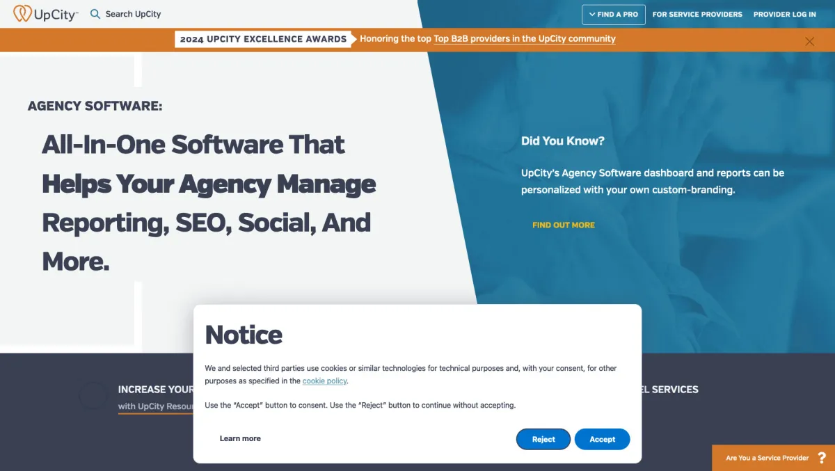 Interface UpCity : fonctionnalités, prix, alternatives