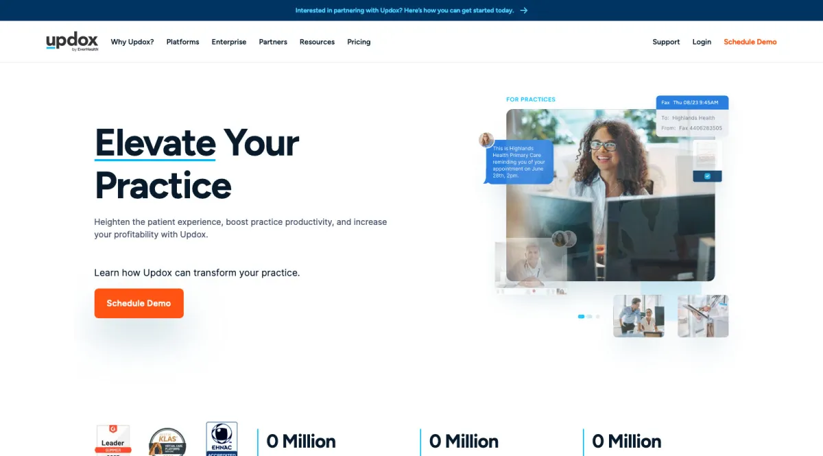 Interface Updox : fonctionnalités, prix, alternatives Interface Updox : fonctionnalités, prix, alternatives