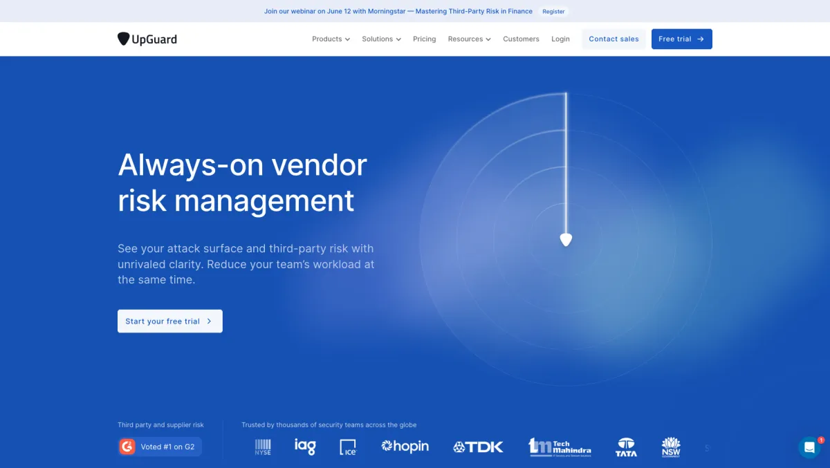 Interface UpGuard : fonctionnalités, prix, alternatives Interface UpGuard : fonctionnalités, prix, alternatives