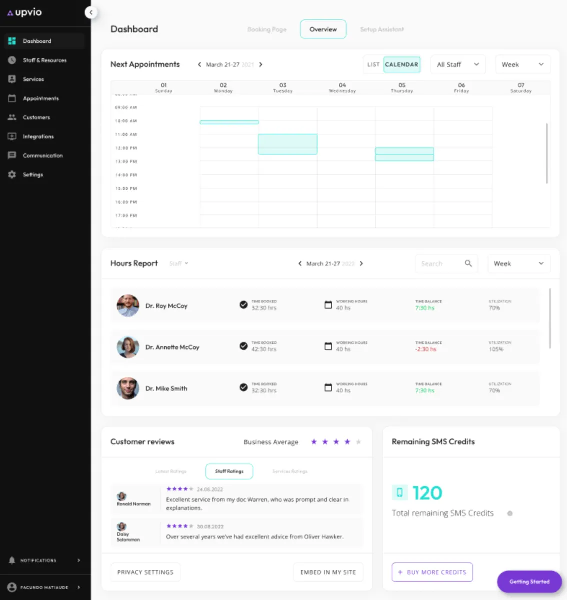 Interface Upvio: fonctionnalités, prix, alternatives