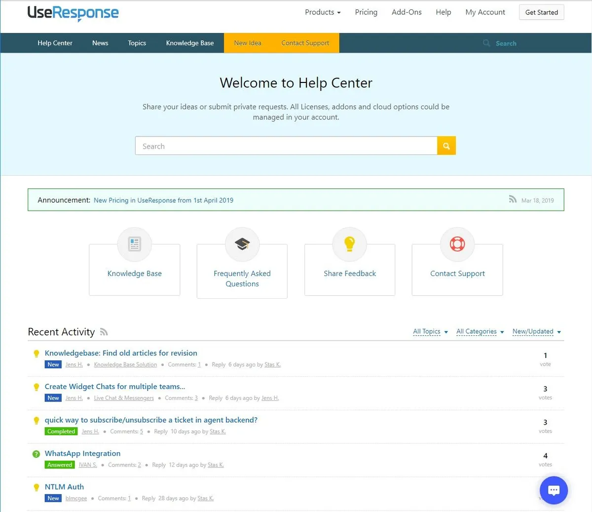 UseResponse est un logiciel de service client très réputé en entreprise car il dispose de nombreuses fonctionnalités et intégrations tierces UseResponse est un logiciel de service client très réputé en entreprise car il dispose de nombreuses fonctionnalités et intégrations tierces