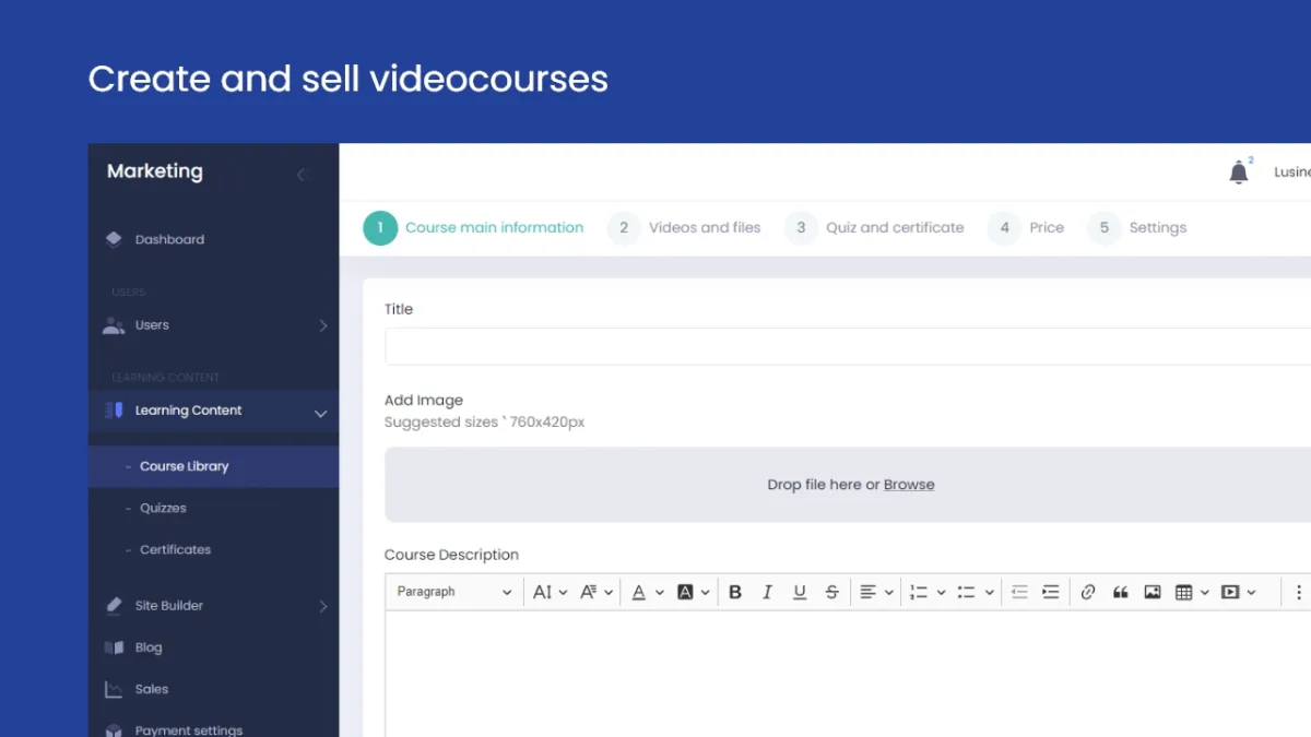 Notre avis sur Uteach : un logiciel de création de site web (website builder) à découvrir
