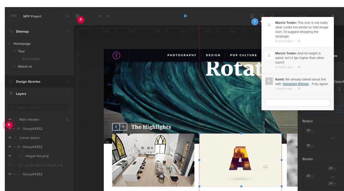 Notre avis sur Uxpin : un logiciel de prototypage (mockup) à découvrir
