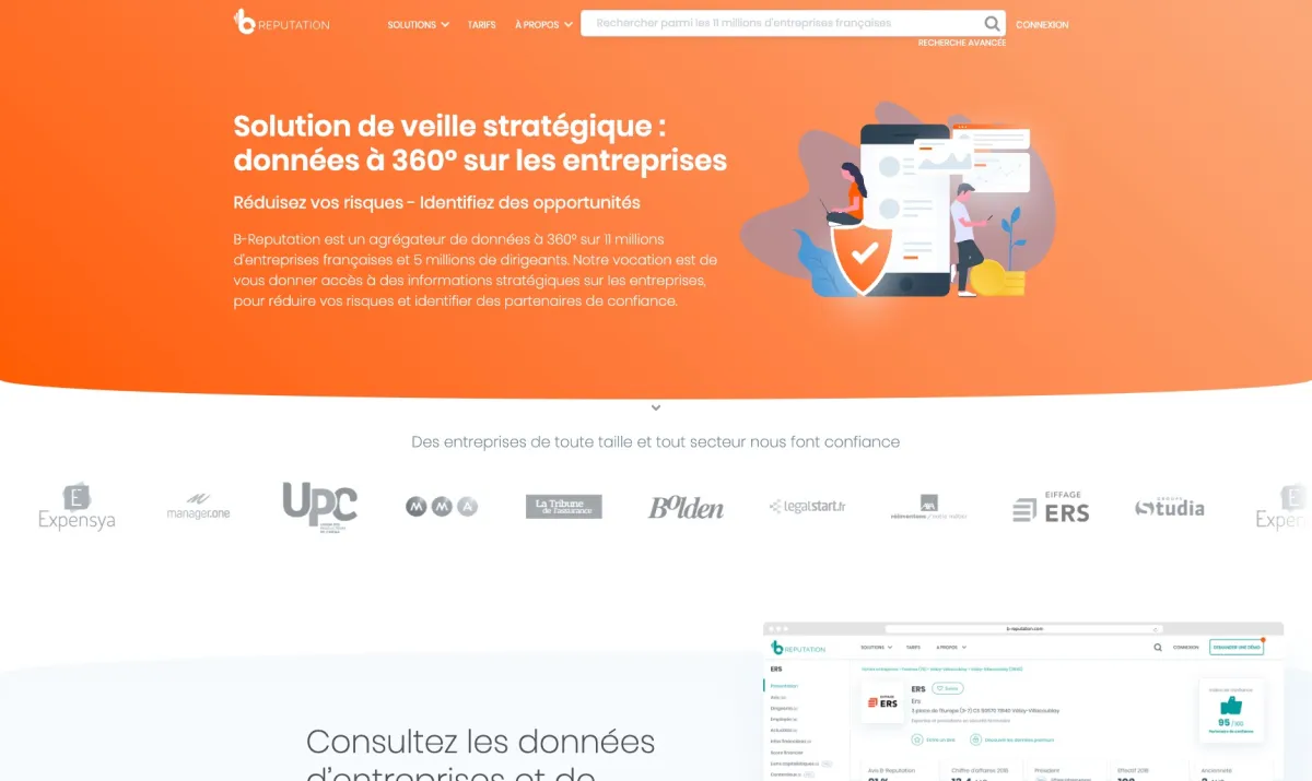 Interface Veille Entreprise B-Reputation : fonctionnalités, prix, alternatives Interface Veille Entreprise B-Reputation : fonctionnalités, prix, alternatives