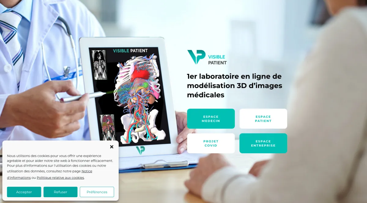 Notre avis sur Visible Patient : un logiciel de réalité augmentée (AR) à découvrir