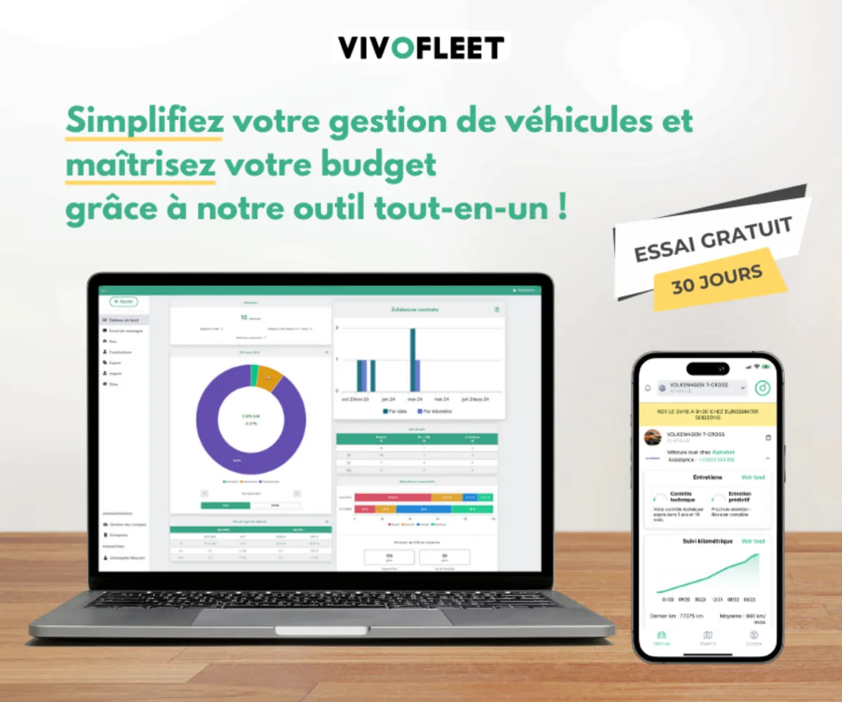 Notre avis sur VIVOFLEET : un logiciel de gestion de flotte automobile à découvrir
