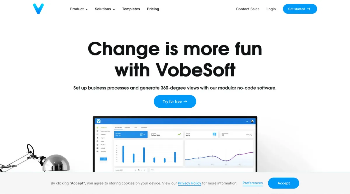 Interface VobeSoft : image, ergonomie, alternatives