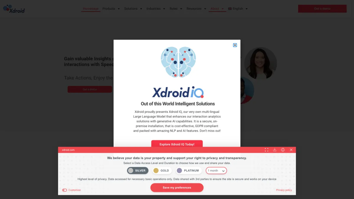 Interface VoiceAnalytics : fonctionnalités, prix, alternatives
