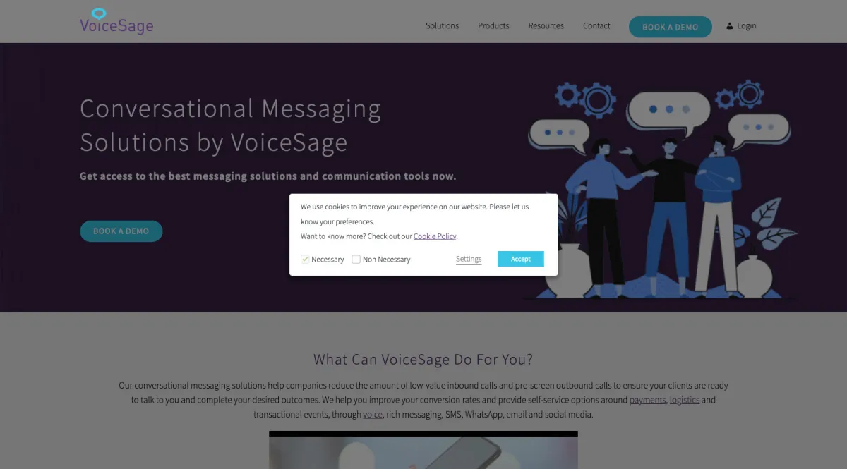 Interface VoiceSage : fonctionnalités, prix, alternatives