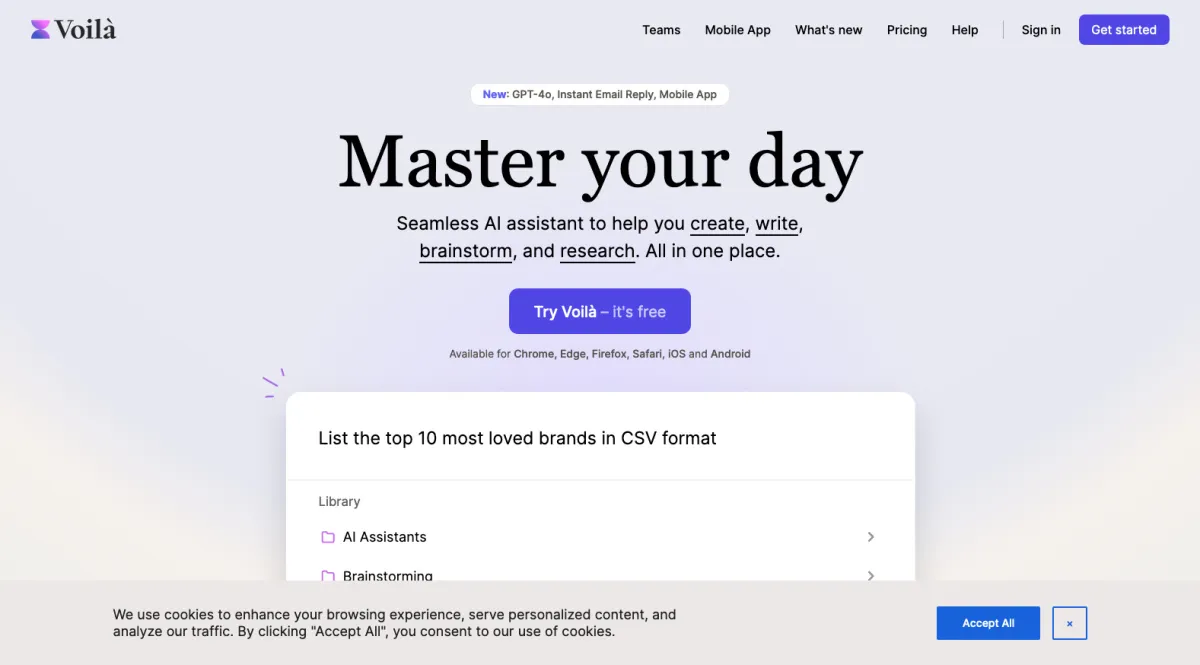 Interface Voila : fonctionnalités, prix, alternatives