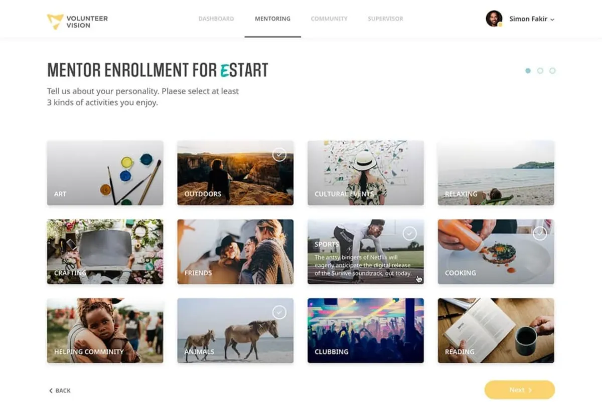 Volunteer Vision: avis sur le logiciel LMS (learning management system): fonctionnalités, avantages, inconvénients et tarifs