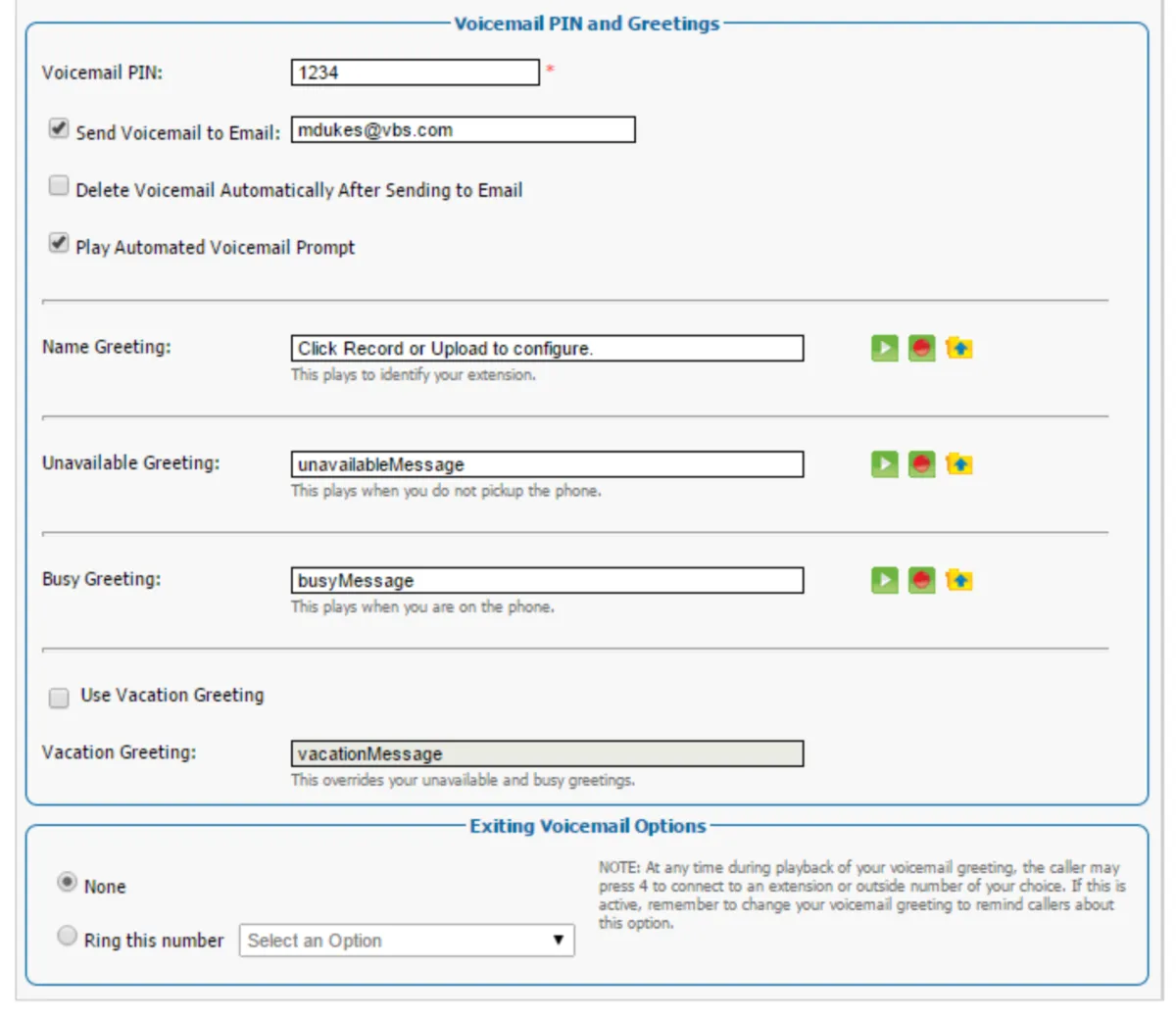 Interface Vonage Business: image, ergonomie, alternatives