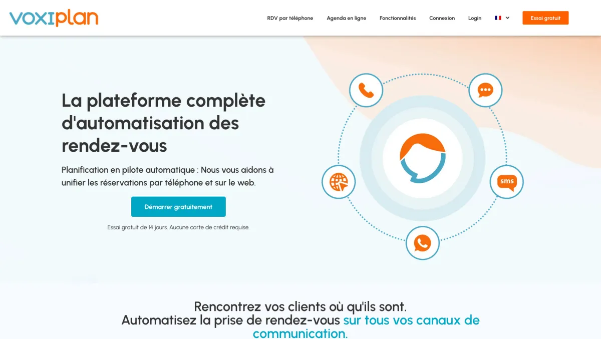 Interface VoxiPlan : fonctionnalités, prix, alternatives