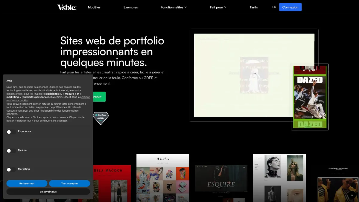Interface Vsble : image, ergonomie, alternatives Interface Vsble : image, ergonomie, alternatives