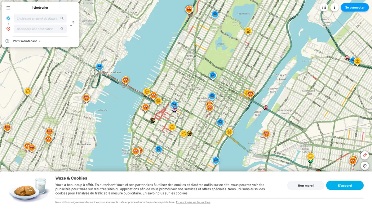 Interface Waze : image, ergonomie, alternatives Interface Waze : image, ergonomie, alternatives