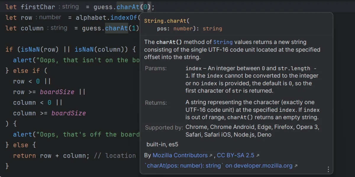 Interface WebStorm: fonctionnalités, prix, alternatives