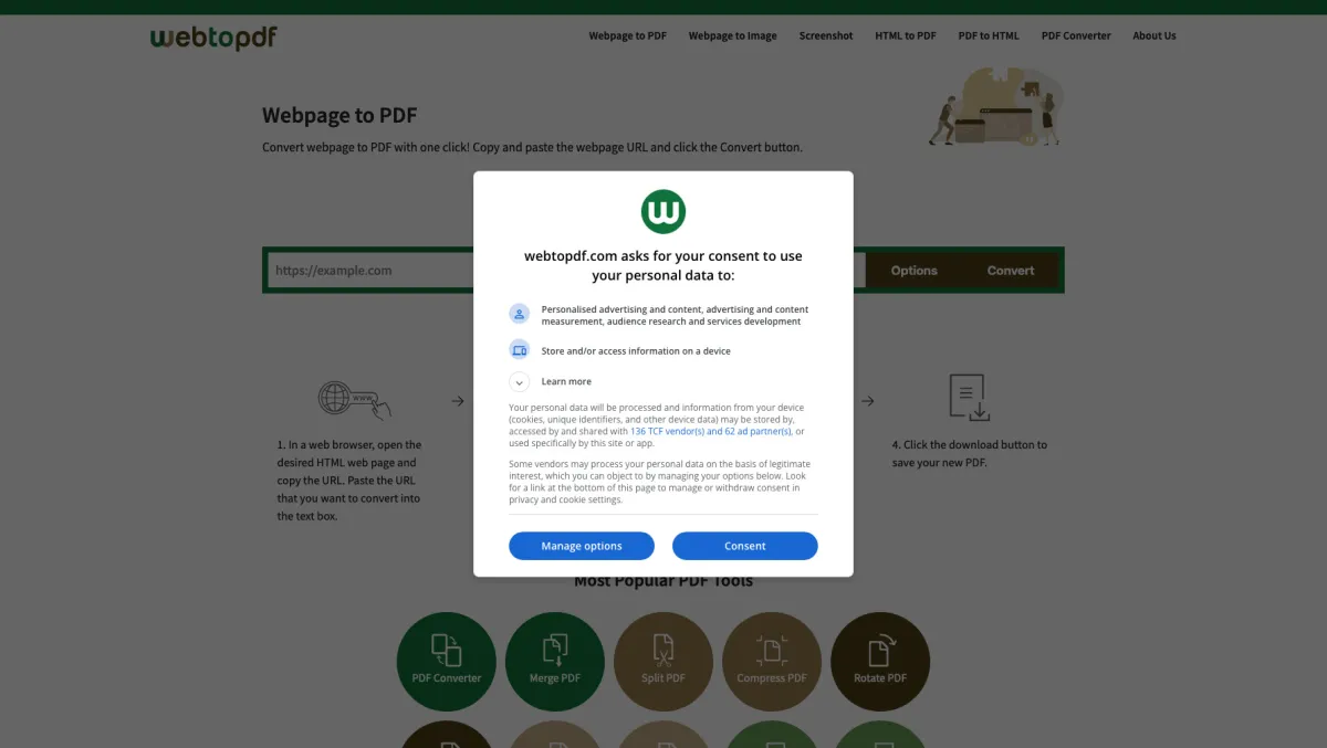 Interface WebtoPDF : fonctionnalités, prix, alternatives Interface WebtoPDF : fonctionnalités, prix, alternatives