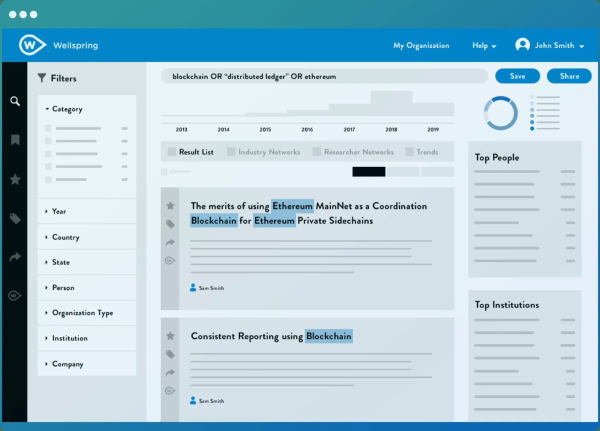 Notre avis sur Wellspring for Tech Scouting : un logiciel de business intelligence (BI) à découvrir Notre avis sur Wellspring for Tech Scouting : un logiciel de business intelligence (BI) à découvrir