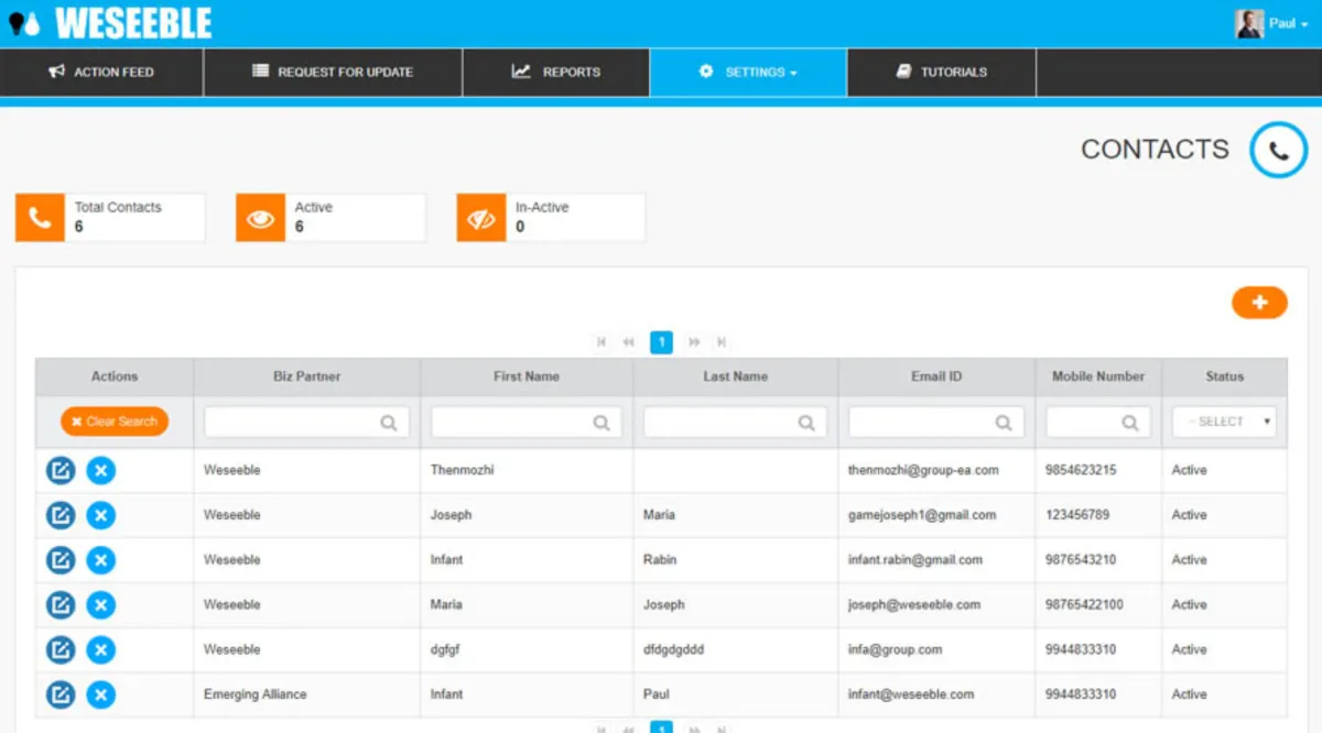 Interface Weseeble: image, ergonomie, alternatives