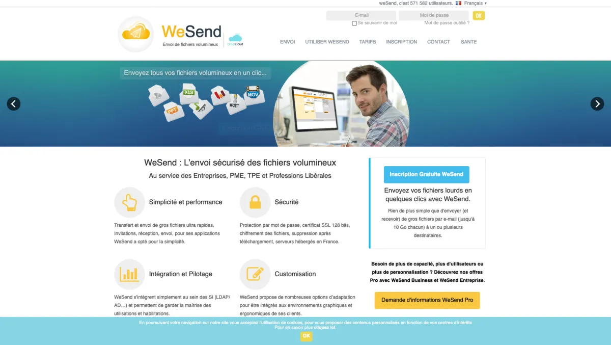 Interface Wesend : image, ergonomie, alternatives