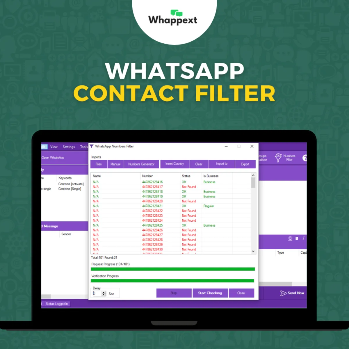 Interface WhatsApp Contacts Filter: image, ergonomie, alternatives Interface WhatsApp Contacts Filter: image, ergonomie, alternatives